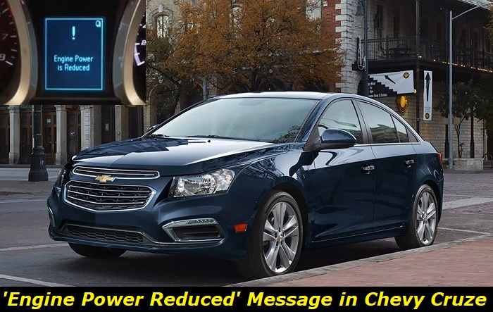 “Engine Power Reduced” in Chevy Cruze – What Does It Mean?